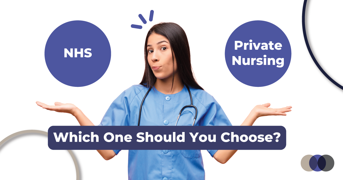 NHS vs. Private Nursing Rectangle